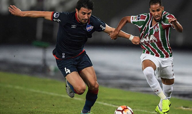Ajustado lance de vuelta entre el Nacional y el Fluminense