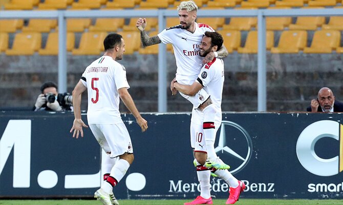 Milan vs Roma - Análisis, cuotas y resultados del partido - 28/06/2020