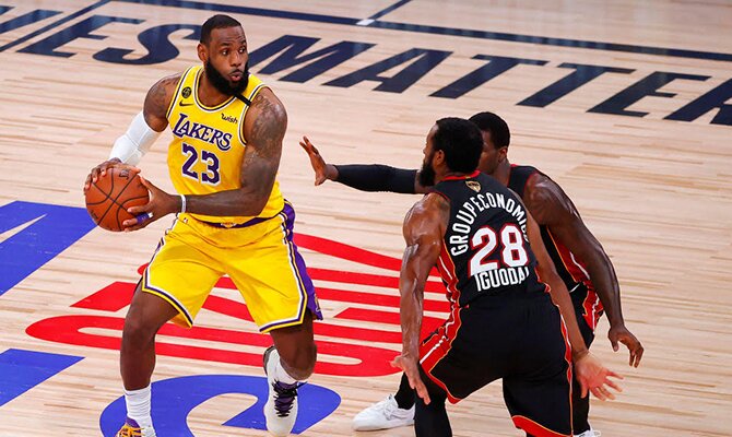 Lakers vs Heat - NBA 2019/2020 - tercer partido de la final