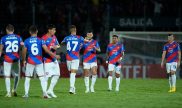Jugadores de Cerro Porteño al termino de un partido de Copa Libertadores