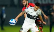 Fernando Cardozo de Olimpia en partido de Copa Libertadores