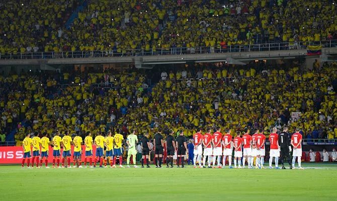La selección de Paraguay de visita ante Colombia por las Eliminatorias