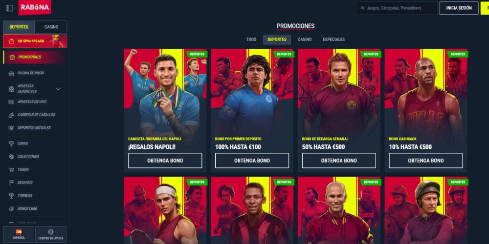 Promociones exclusivas de Rabona